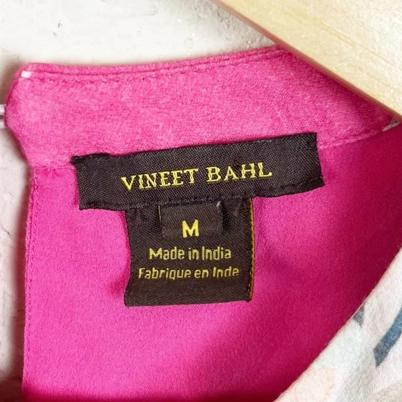 Anthropologie Vineet Bahl Roderiga Floral Blouse Size Medium - Picture 4 of 6